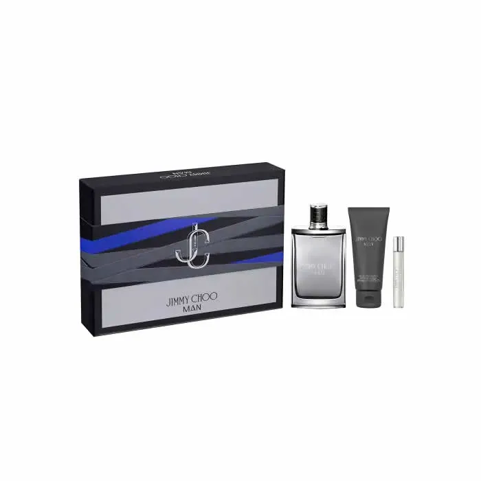 Jimmy Choo Man Eau De Toilette Spray 100ml Set 3 pezzi