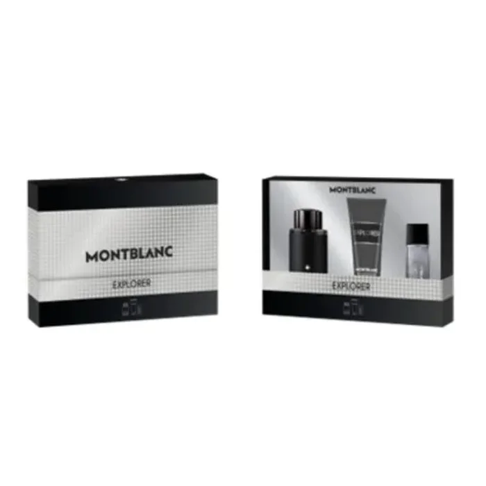 Montblanc Explorer Eau de Parfum Spray 100ml Set da 3 Pezzi