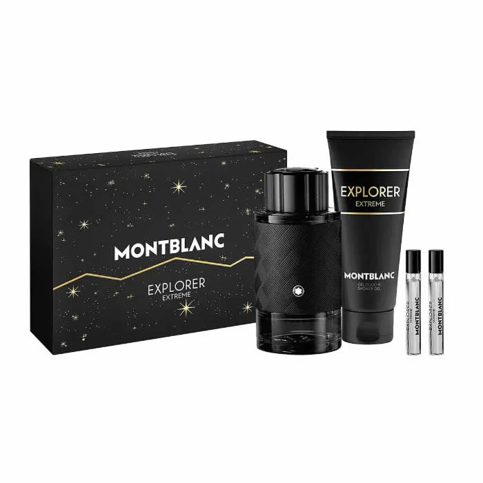 Montblanc Explorer Extreme Eau de Parfum Spray 100ml Set da 4 Pezzi