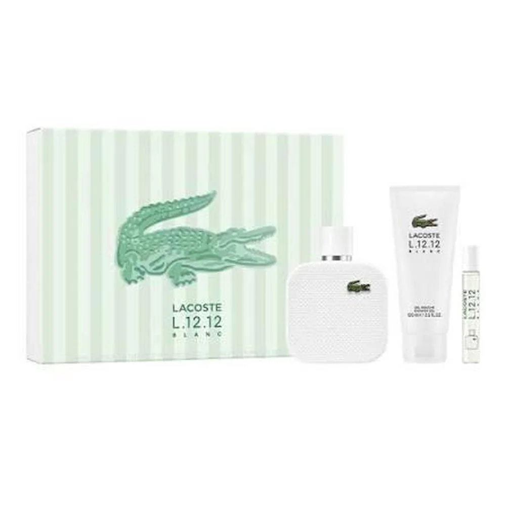 Lacoste Eau L12,12 Blanc Eau De Toilette 100ml Gel Ducha Miniatura