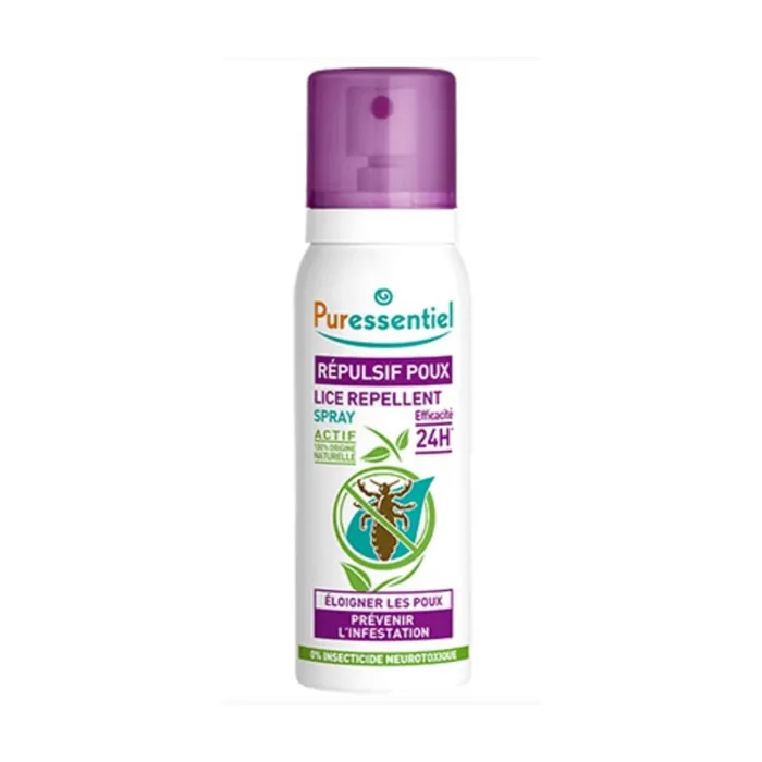 Spray repellente per pidocchi Puressentiel 75 ml
