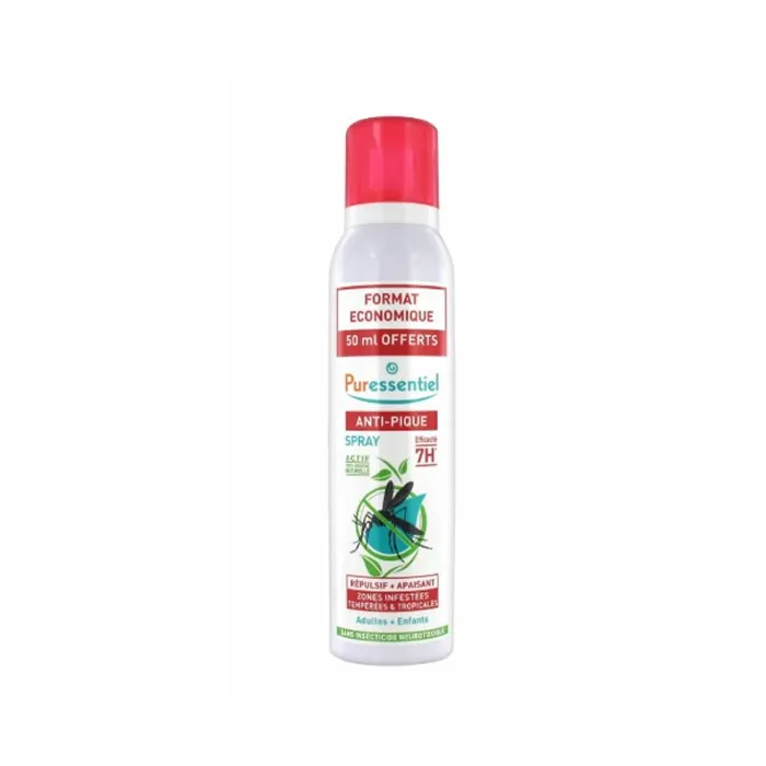 Puressentiel Spray Anti-Punture Repellente 7h Lenitivo 200ml