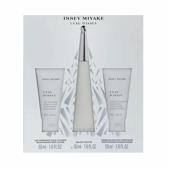 Issey Miyake L’Eau d’Issey Eau de Toilette Spray 50ml Set da 3 Pezzi