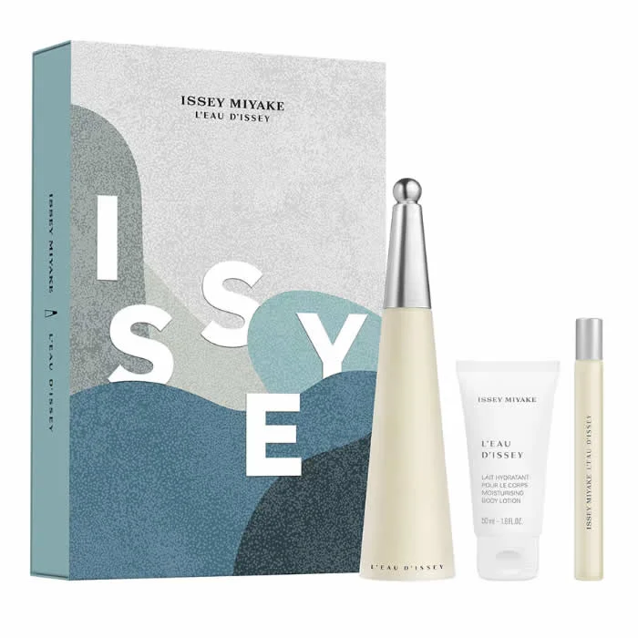 Issey Miyake L'Eau D'Issey Eau De Toilette Spray 100ml Coffret 3 Produits
