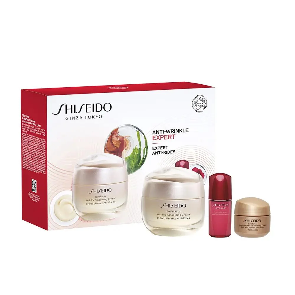 Shiseido Benefiance Wrinkle Smoothing Cream Estuche 3 Piezas Shiseido Benefiance Wrinkle Smoothing Cream Estuche 3 Piezas