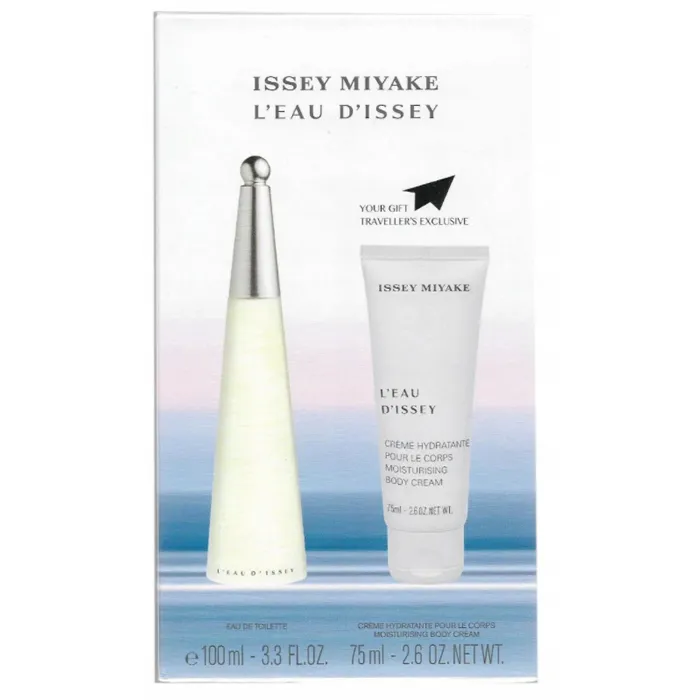 Issey Miyake L'Eau D'Issey Eau De Toilette Spray 100ml Set 2 Pieces Issey Miyake L’Eau D’Issey Eau De Toilette Spray 100ml Set 2 Pieces