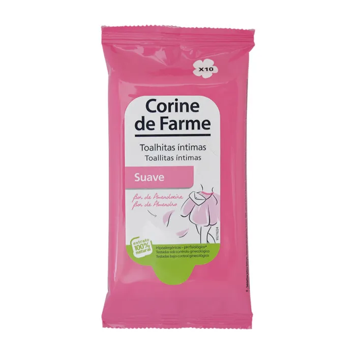 Salviette intime Corine de Farme Suave 10 unità