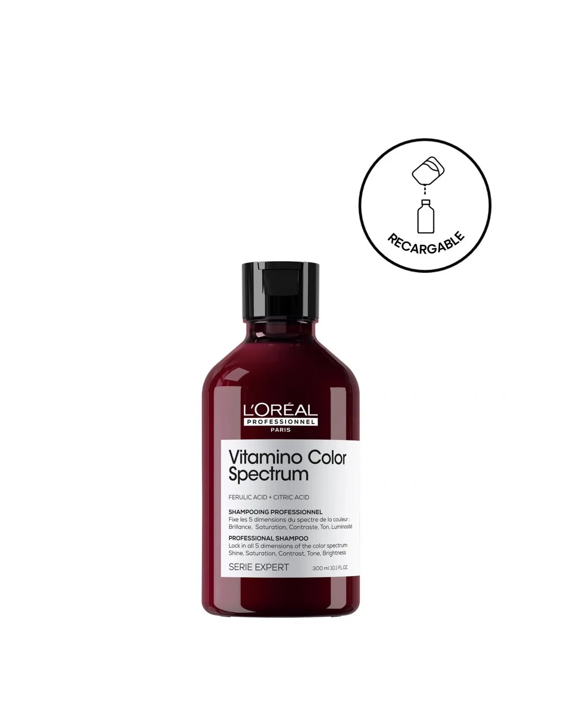 L’Oréal Professionnel Vitamino Color Spectrum Shampoo senza solfati, per capelli colorati, fissa il colore 300 ml