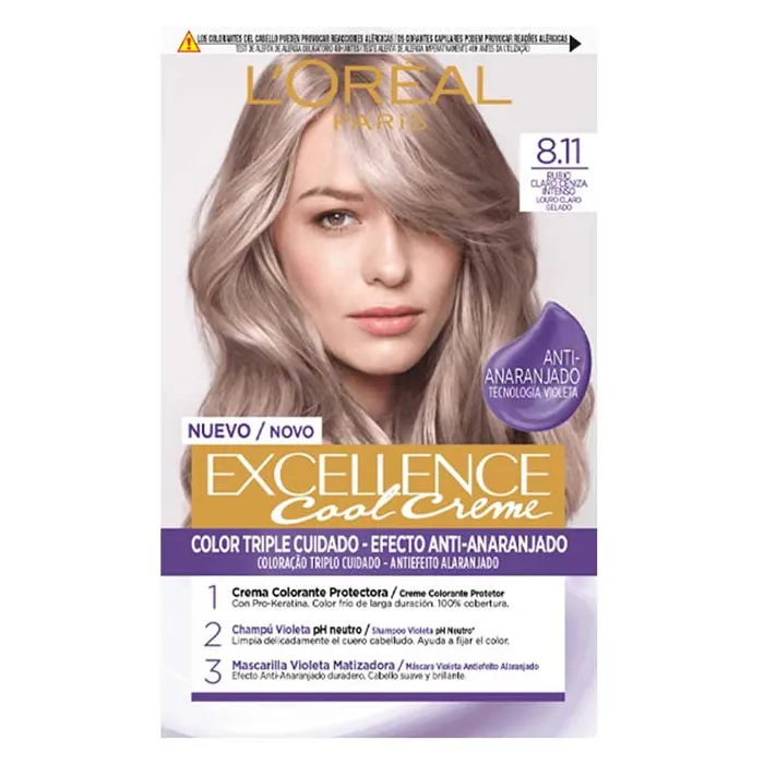 L’Oréal Professionnel Excellence Cool Creme 8.11 Biondo Cenere Chiaro 192 ml