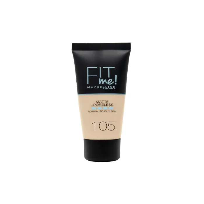 Fondotinta Maybelline Fit Me Matte & Poreless 105 Natural Ivory