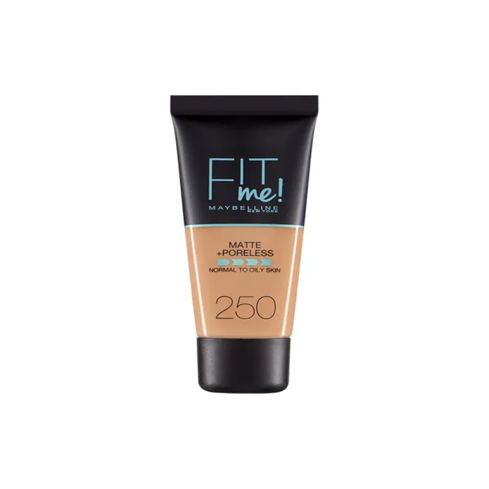 Fondotinta Maybelline Fit Me Matte Poreless 250 Sun Beige