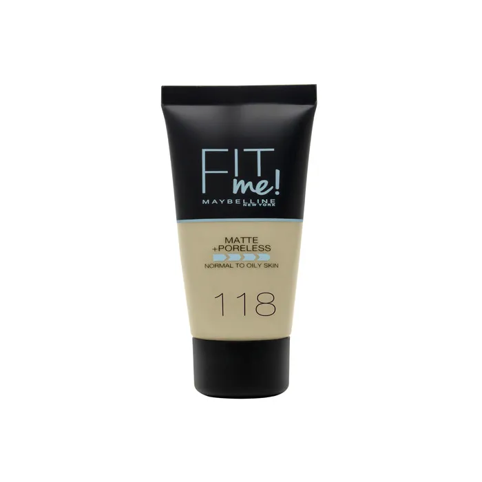 Fondotinta Maybelline Fit Me Matte + Poreless 118 Nude 30 ml