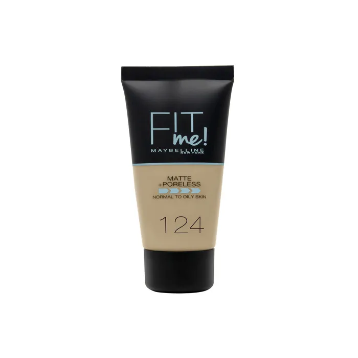 Fondotinta Maybelline Fit Me Matte + Poreless 124 Soft Sand 30 ml