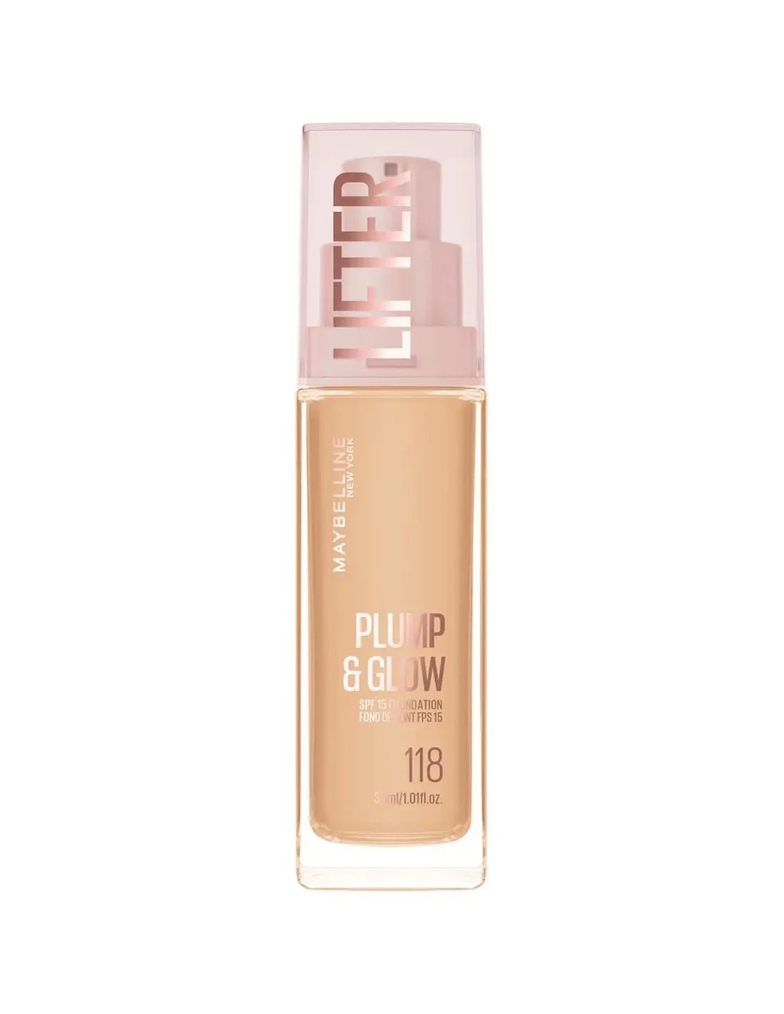 Maybelline Lifter Plump y Glow Base 118 30ml Maybelline Lifter Plump y Glow Base 118 30ml
