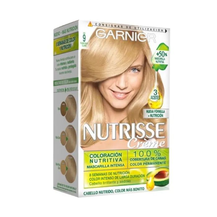 Garnier Nutrisse Creme Colorazione Nutriente 9 Biondo Chiarissimo
