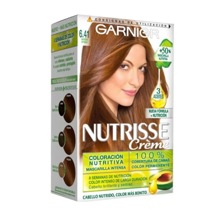 Garnier Nutrisse Creme Colorazione Nutriente 6.41 Castano Intenso