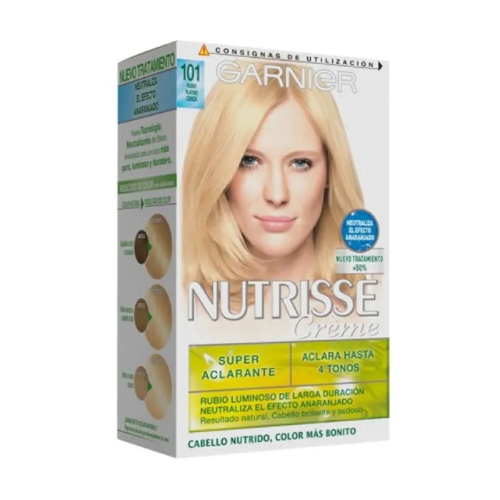 Garnier Nutrisse Creme Colorazione Nutriente 101 Biondo Cenere Platino