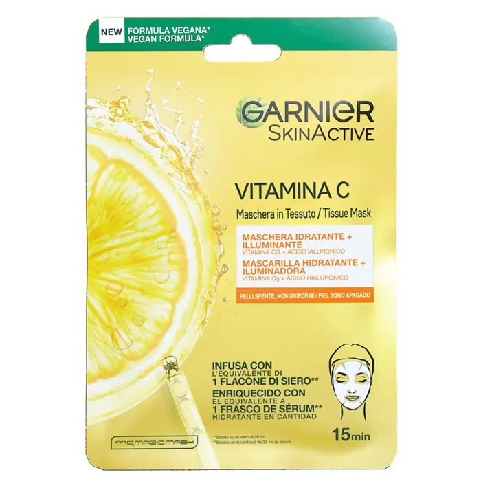 SkinActive Vitamina C Moisturising and Illuminating Mask 1 Unité