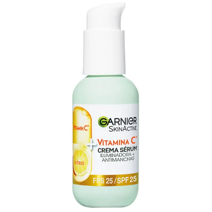 Garnier Skin Active Crema Siero Illuminante Anti-Macchie Vitamina C Spf25 50 ml