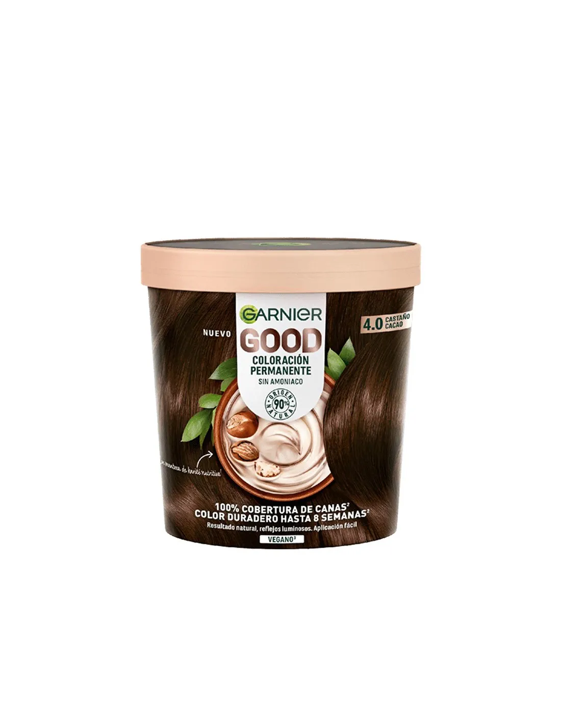 Garnier Good Colorazione Permanente per Capelli 4.0 Castano Cacao 1 Unità