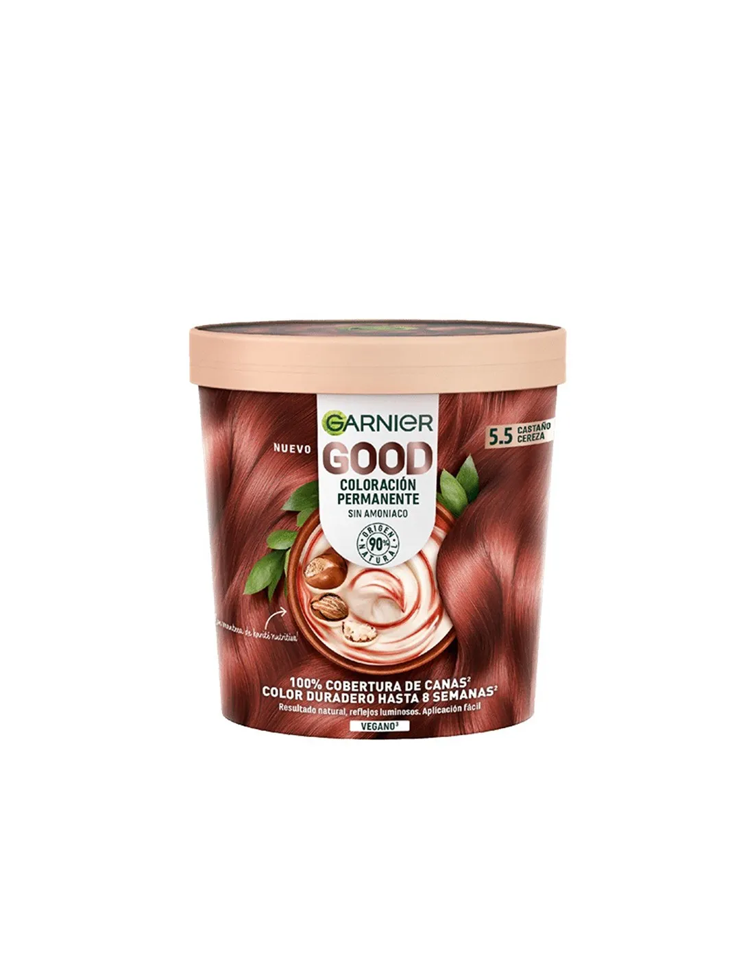 Garnier Good Colorazione Permanente per Capelli 5.5 Castano Ciliegia 1 Unità