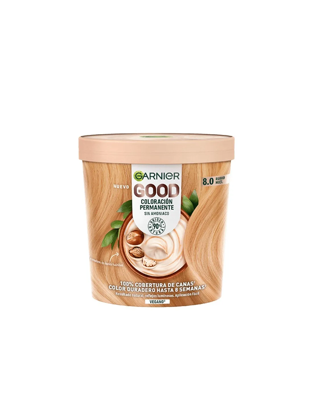 Garnier Good Colorazione Permanente per Capelli 8.0 Biondo Miele 1 Unità