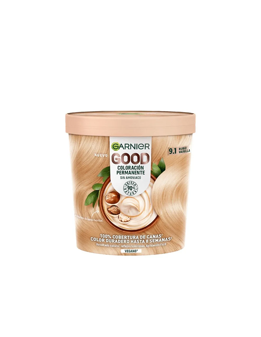 Garnier Good Colorazione Permanente per Capelli 9.1 Biondo Vaniglia 1 Unità