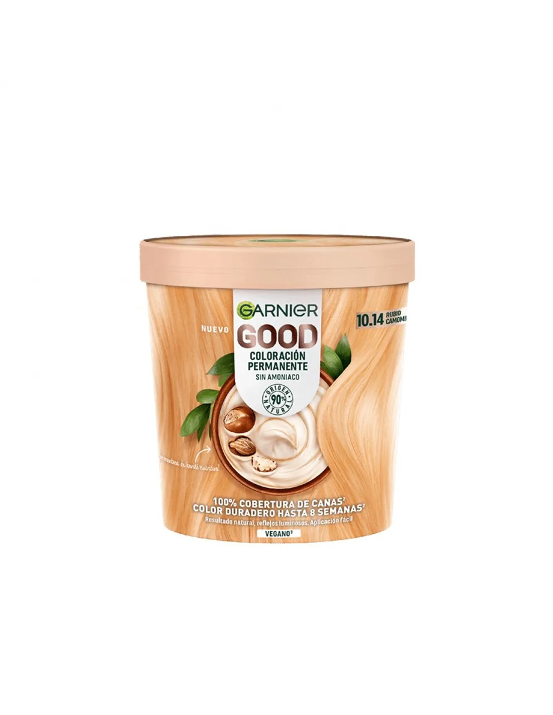 Garnier Good Colorazione Permanente per Capelli 10.14 Biondo Camomilla 1 Unità