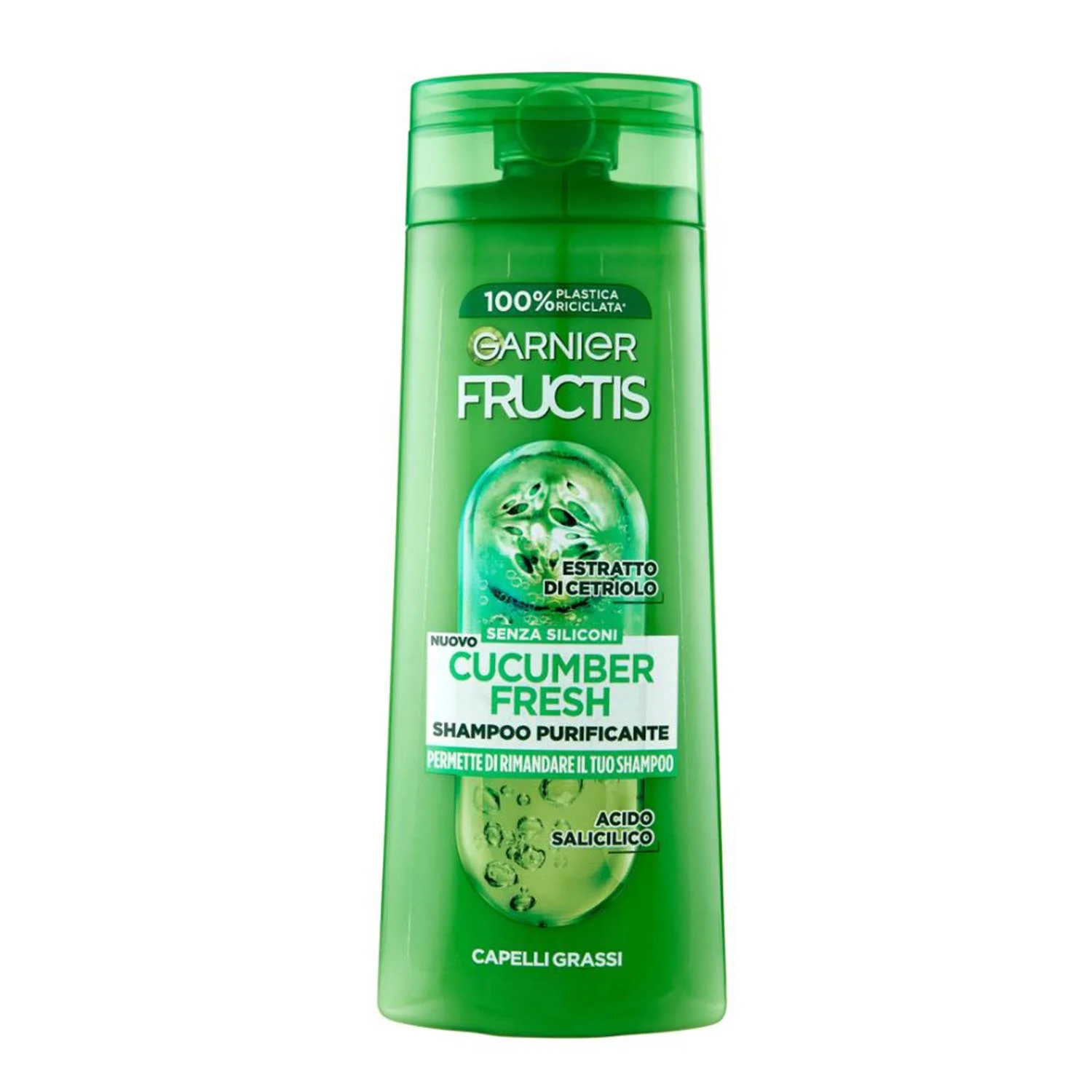 Garnier Fructis Shampoo Fresco al Cetriolo per Capelli Grassi 250ml