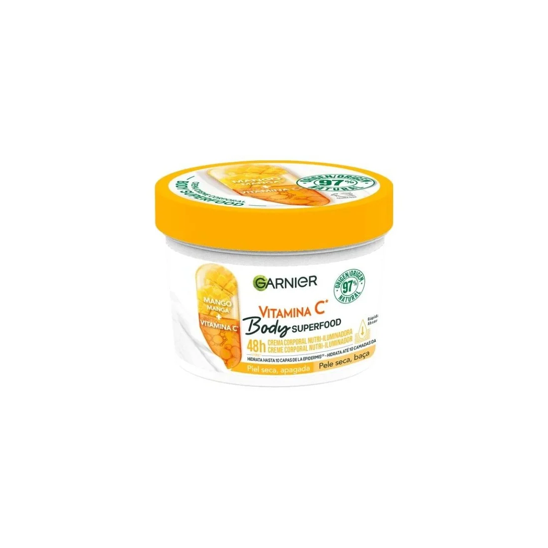 Garnier Body Superfood Crema Corporal Nutri-Iluminadora 380ml Garnier Body Superfood Crema Corporal Nutri-Iluminadora 380ml