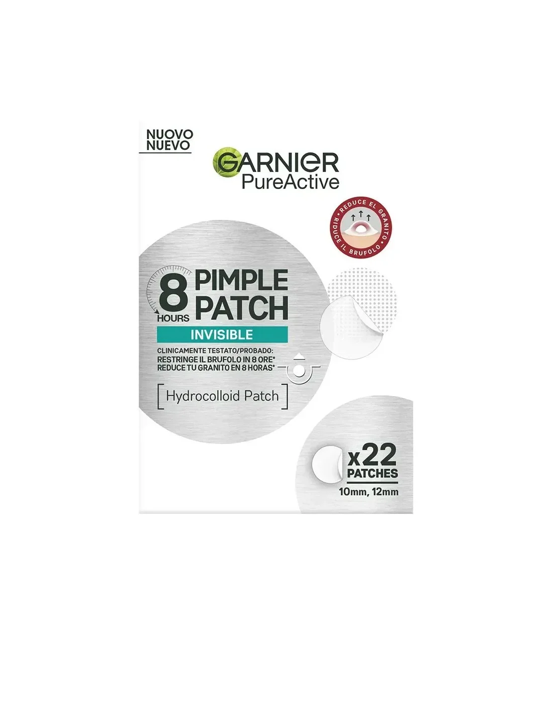 Garnier Pure Active Invisible Anti-Granitosis Pad 22 unità
