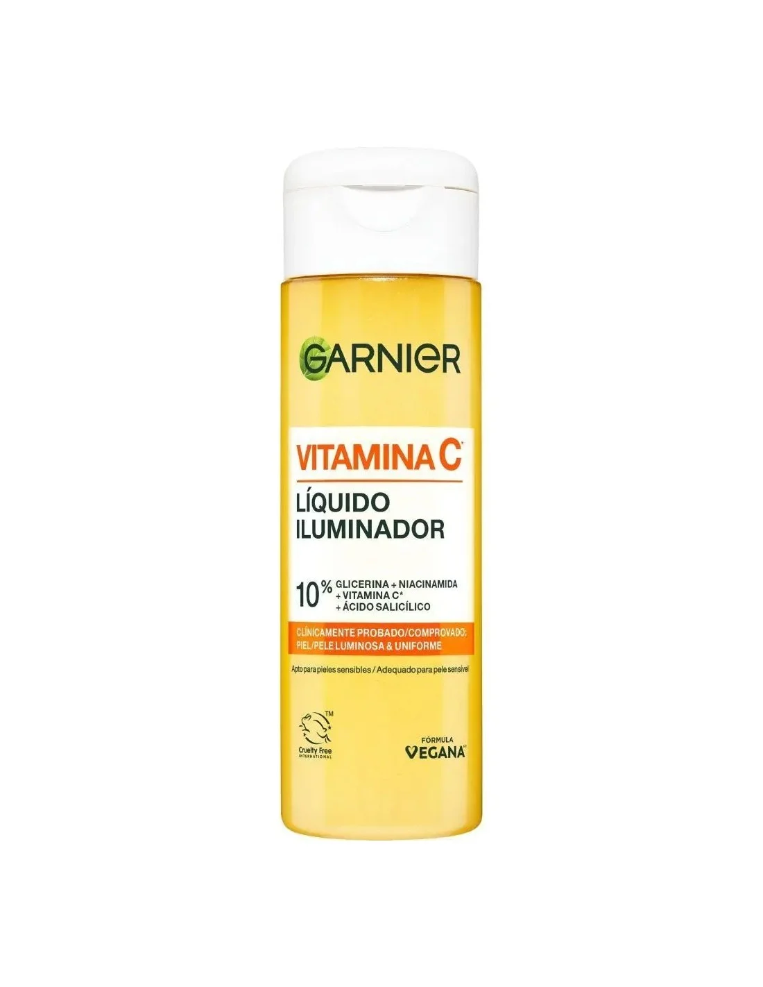 Garnier Vitamina C Illuminante Liquido per una Pelle Luminosa e Uniforme 120ml
