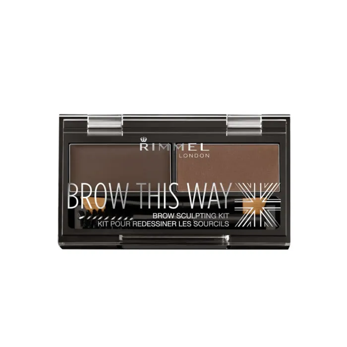 Kit per la scultura delle sopracciglia Rimmel Brow This Way 003 Marrone scuro