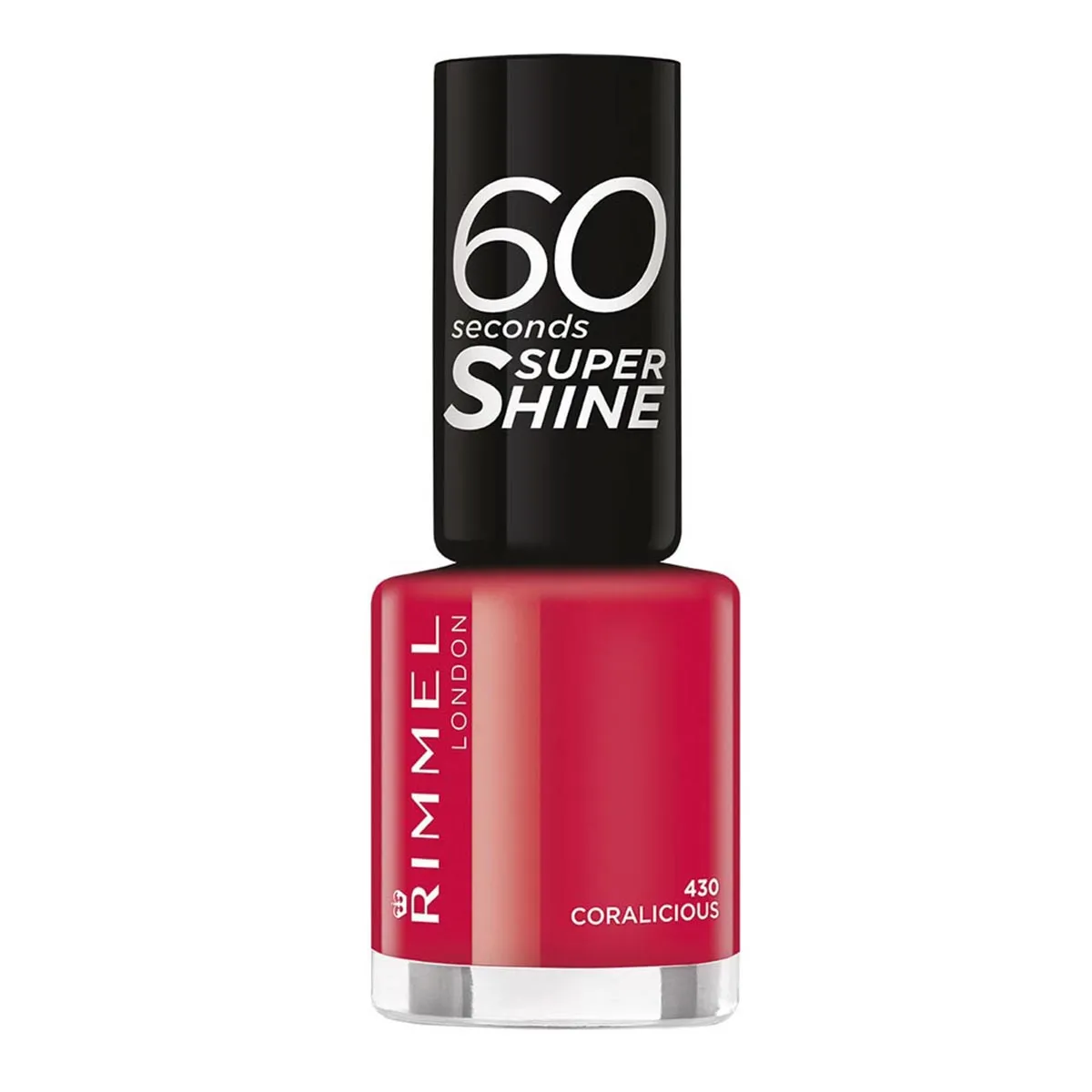 Smalto per unghie Rimmel London 60 Seconds Super Shine 430 Coralicious
