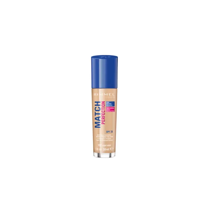 Fondotinta Rimmel Match Perfection SPF 20 102 Light Nude