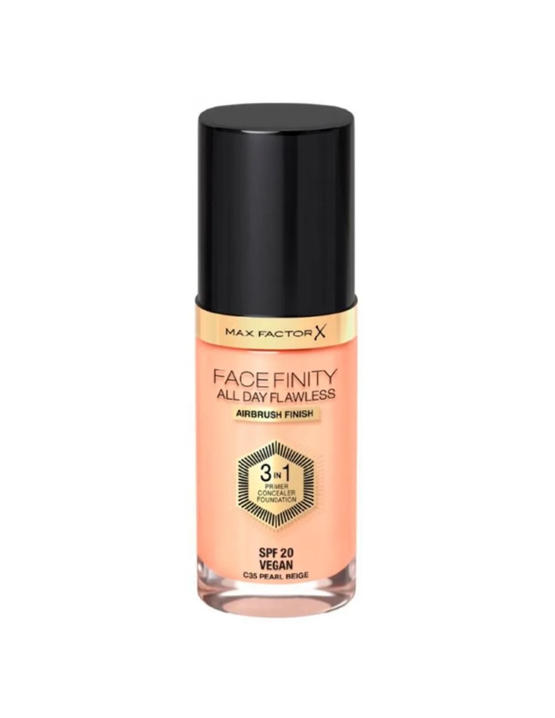 Max Factor Facefinity 3 in 1 Primer, Correttore e Fondotinta 85-Caramello 30ml