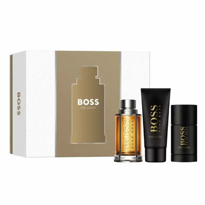 Hugo Boss The Scent Eau De Toilette Spray 100ml Set 3 pezzi