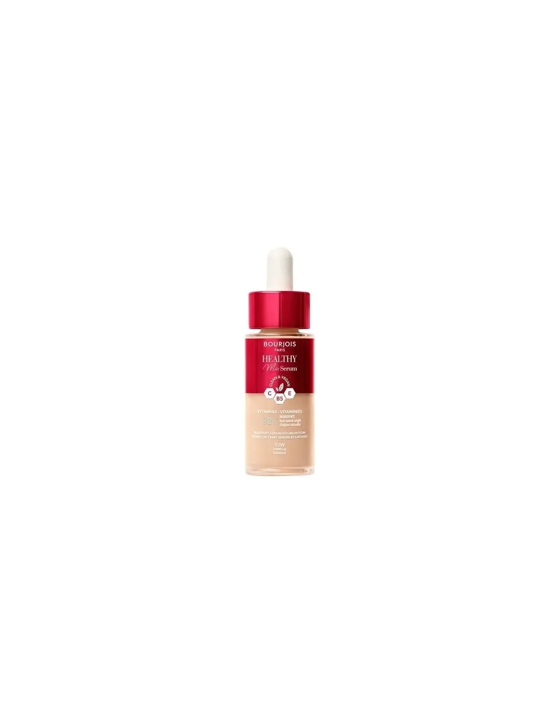 Bourjois Healthy Mix Serum Foundation Base Trucco 52w-Vaniglia 30ml