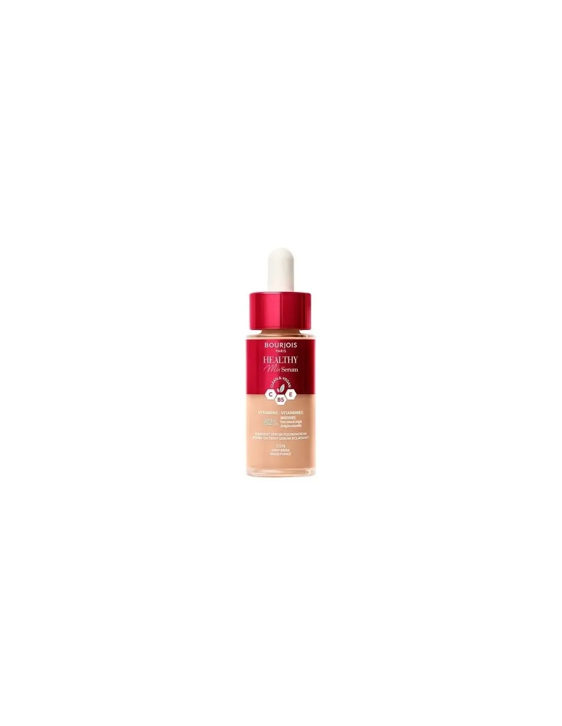 Bourjois Healthy Mix Serum Foundation Base De Maquillaje 55n-Deep Beige 30ml