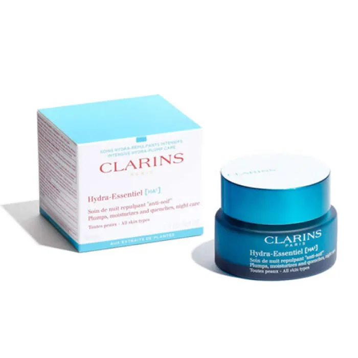 Clarins Hydra-Essentiel Trattamento Notte Rimpolpante Idratante 50ml — foto 3