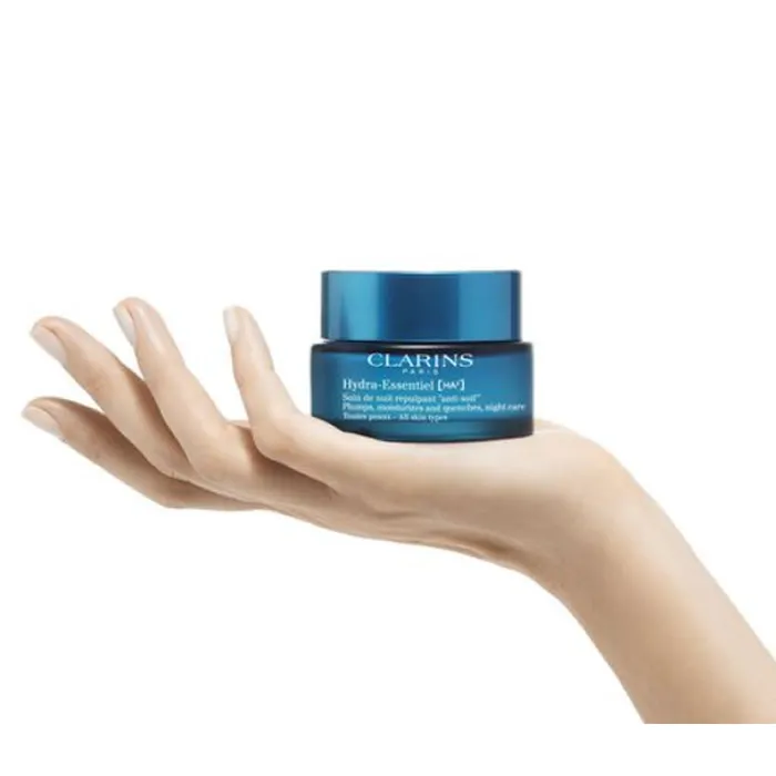 Clarins Hydra-Essentiel Trattamento Notte Rimpolpante Idratante 50ml — foto 4