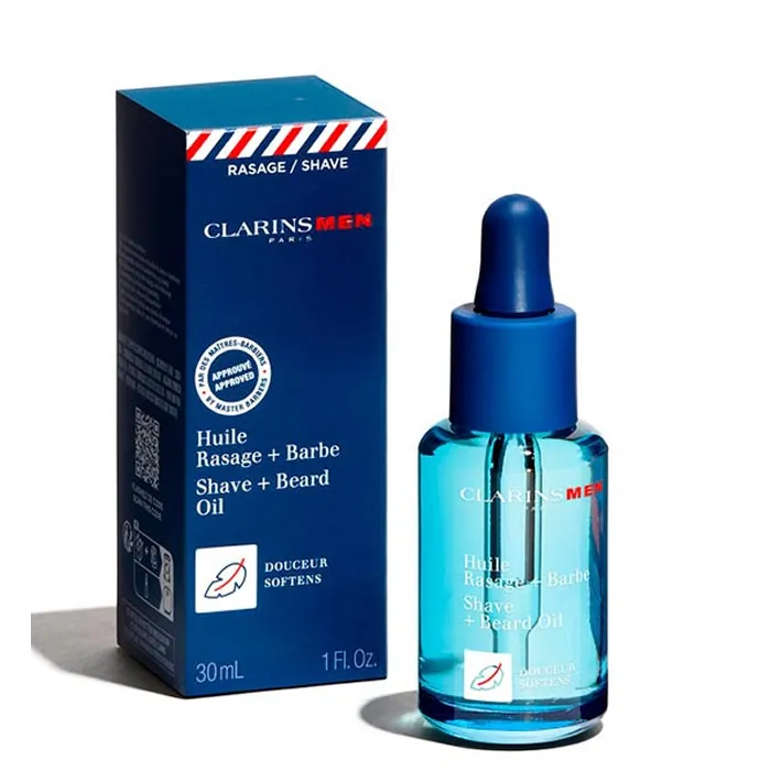 ClarinsMen Shave+Beard Oil 30ml — foto 1