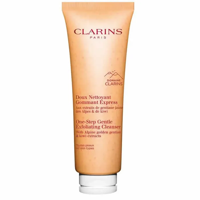 Clarins Detergente Esfoliante Delicato One-Step con Estratto d’Arancia 125ml