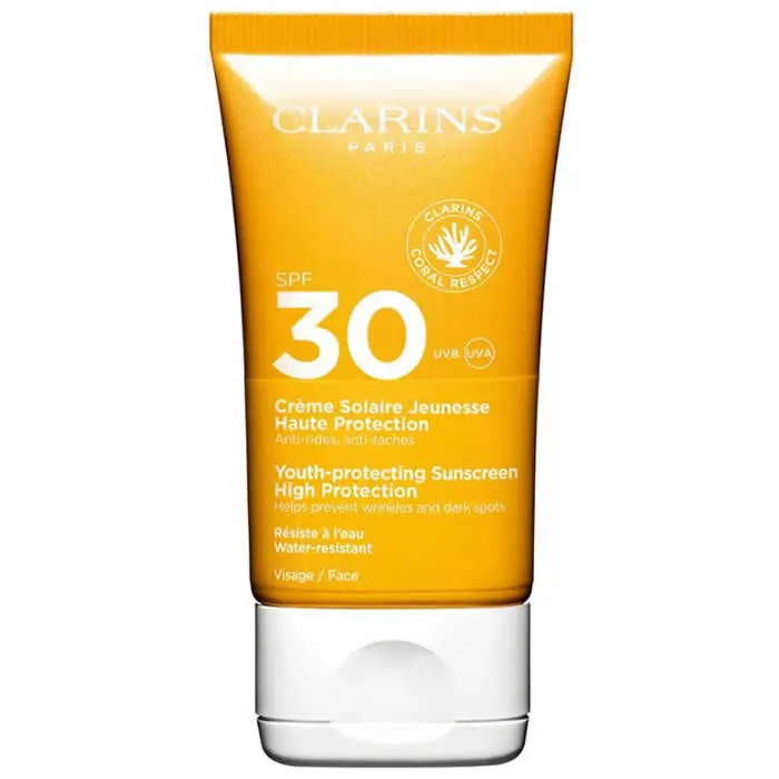 Clarins Youth Protecting Sunscreen Alta Protezione Viso Spf30 50 ml