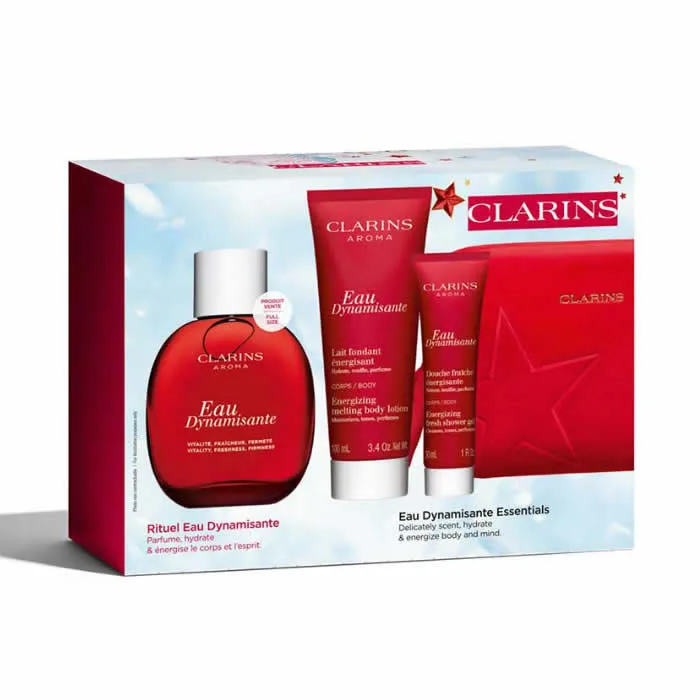 Clarins Eau Dynamisante Fragance Spray 100ml Set 4 Artikel