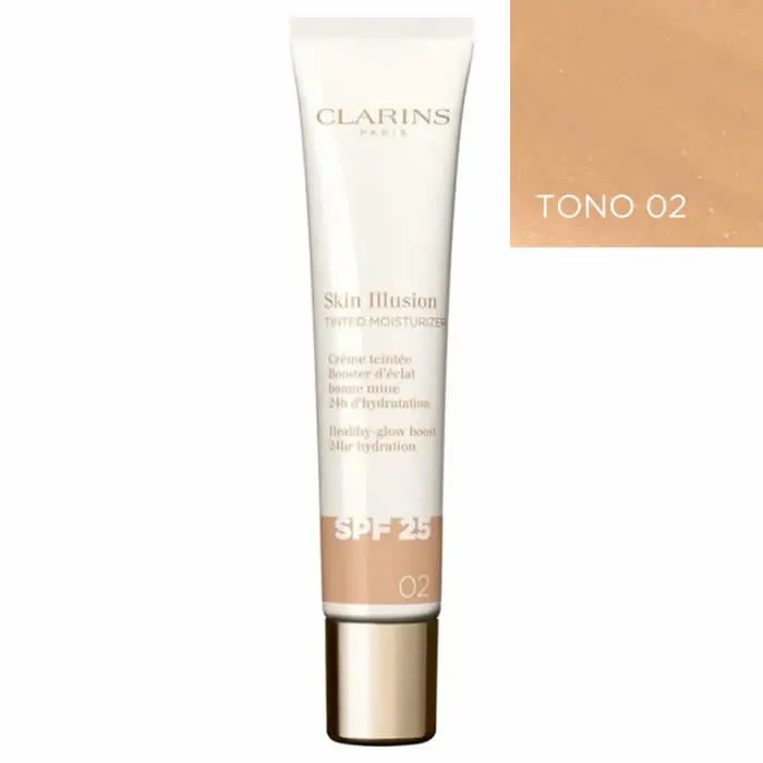 Clarins Skin Illusion Crema Idratante Colorata SPF 25 02 40ml