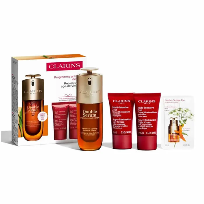 Clarins Double Serum 50 ml Set 4 pezzi