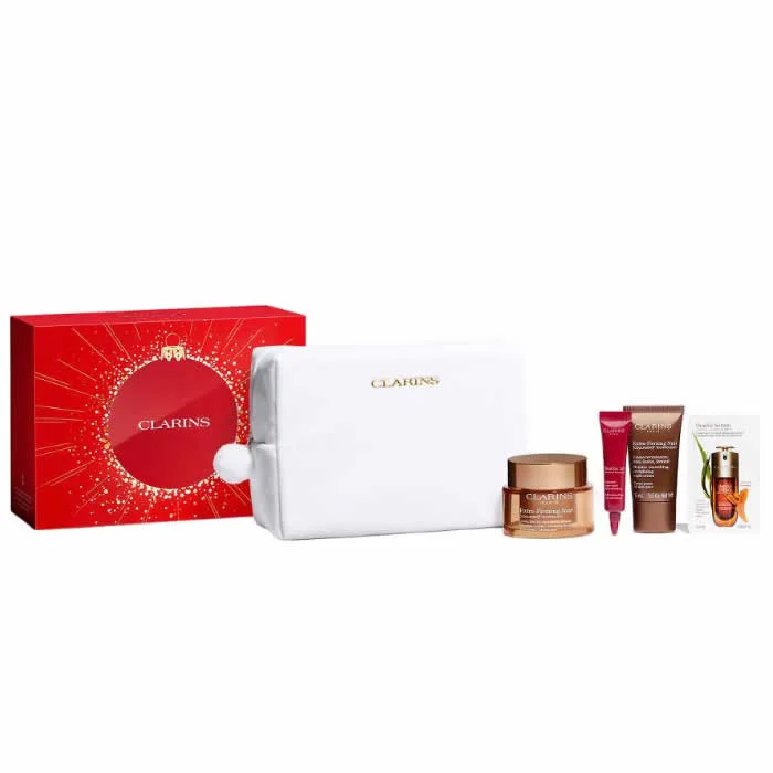 Clarins Crema Giorno Extra Rassodante Tutti i Tipi di Pelle 50 ml Set 5 Pezzi