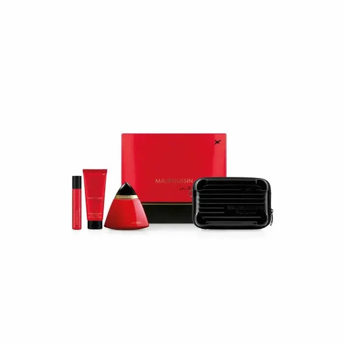 In Red Eau de Parfum Spray 100ml Coffret 4 Produits