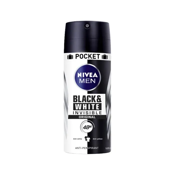 Nivea Men Black & White Invisible Original Deodorante Spray 100ml